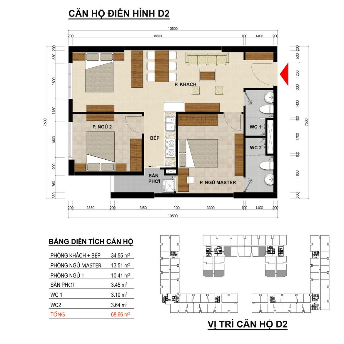 Thiết kế các loại hình căn hộ dự án Green River