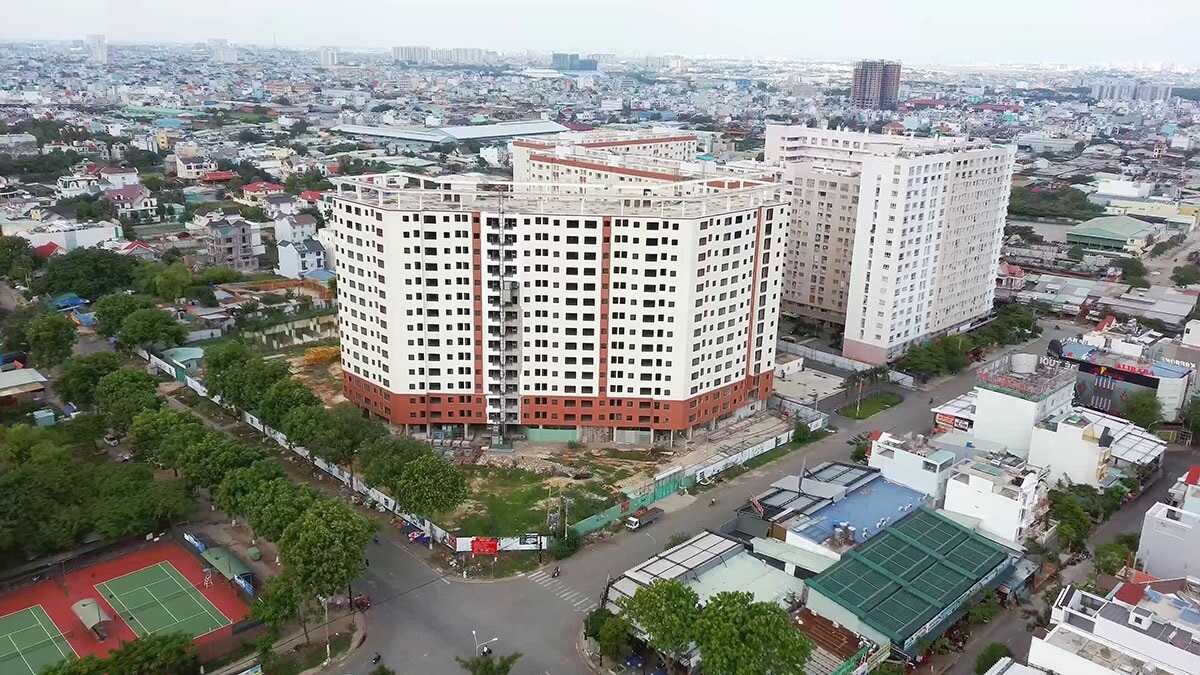 Dự án Green Town đã được xây dựng xong