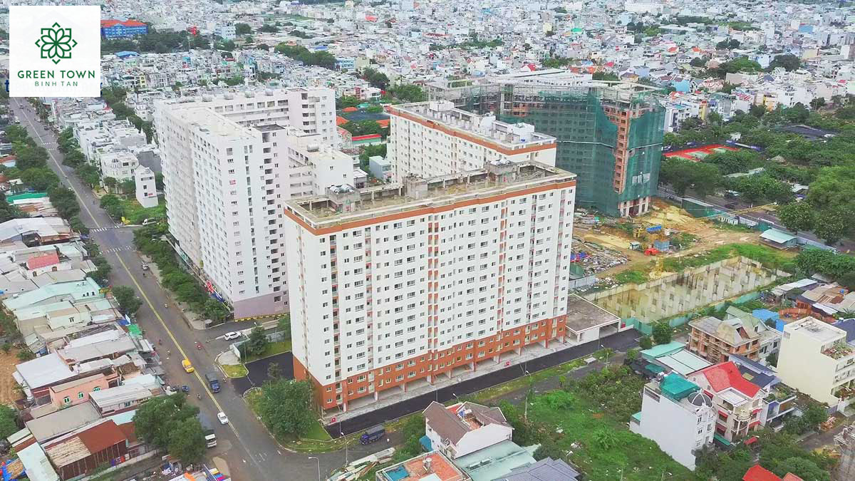 Dự án Green Town nhìn từ trên cao