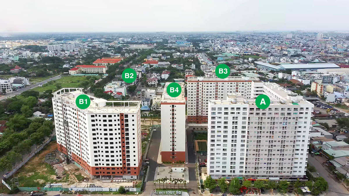 Hình ảnh thực tế Green Town Bình Tân
