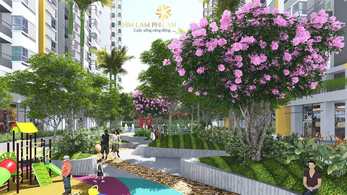 Công viên nội khu bên trong dự án