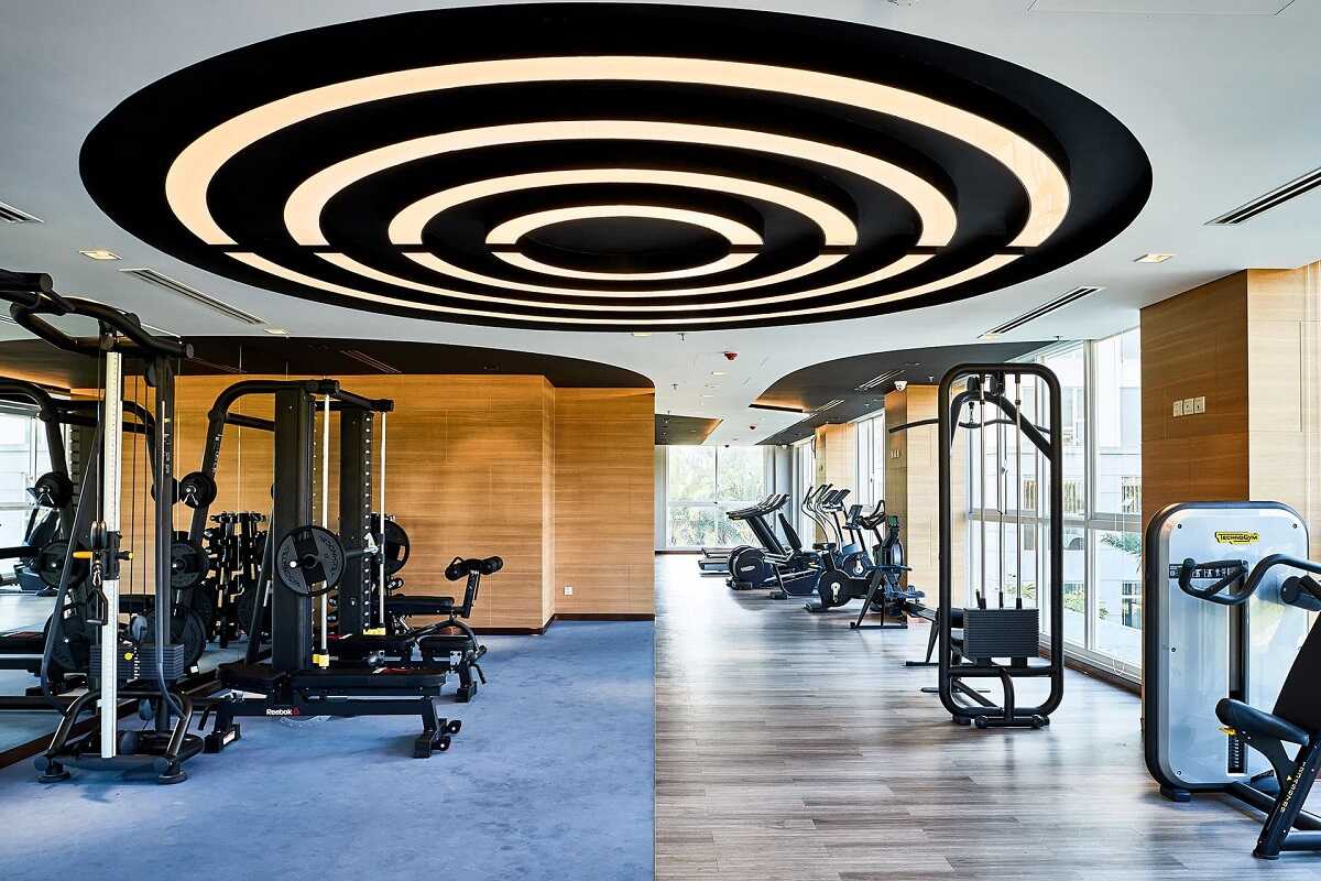 Phòng tập gym đa dạng máy móc