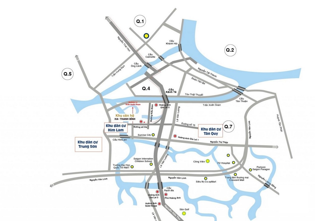 Vị trí xây dựng dự án