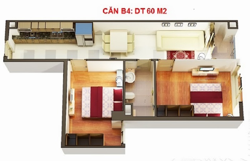 Thiết kế căn hộ dự án Homyland 2