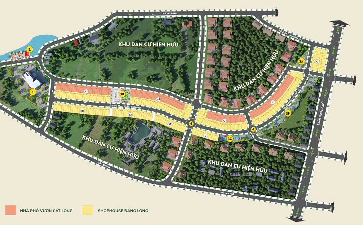 Mặt bằng tổng thể dự án J Dragon