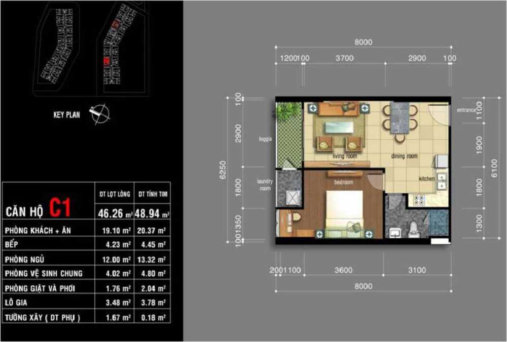 Thiết kế căn hộ dự án Jamona City