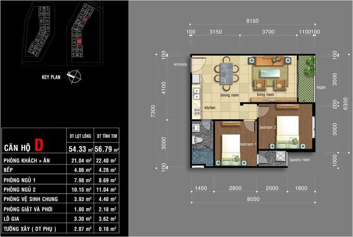 Thiết kế căn hộ dự án Jamona City