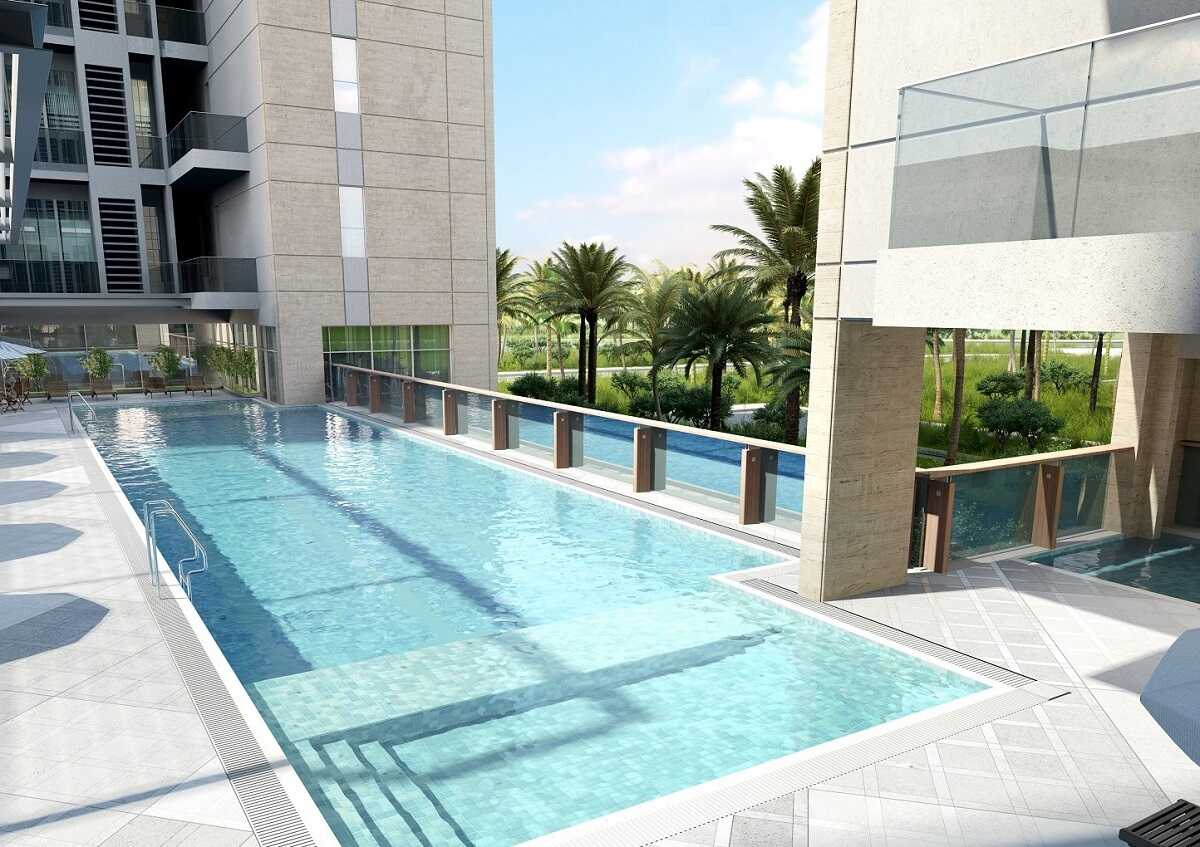 Bể bơi ngoài trời bên trong dự án