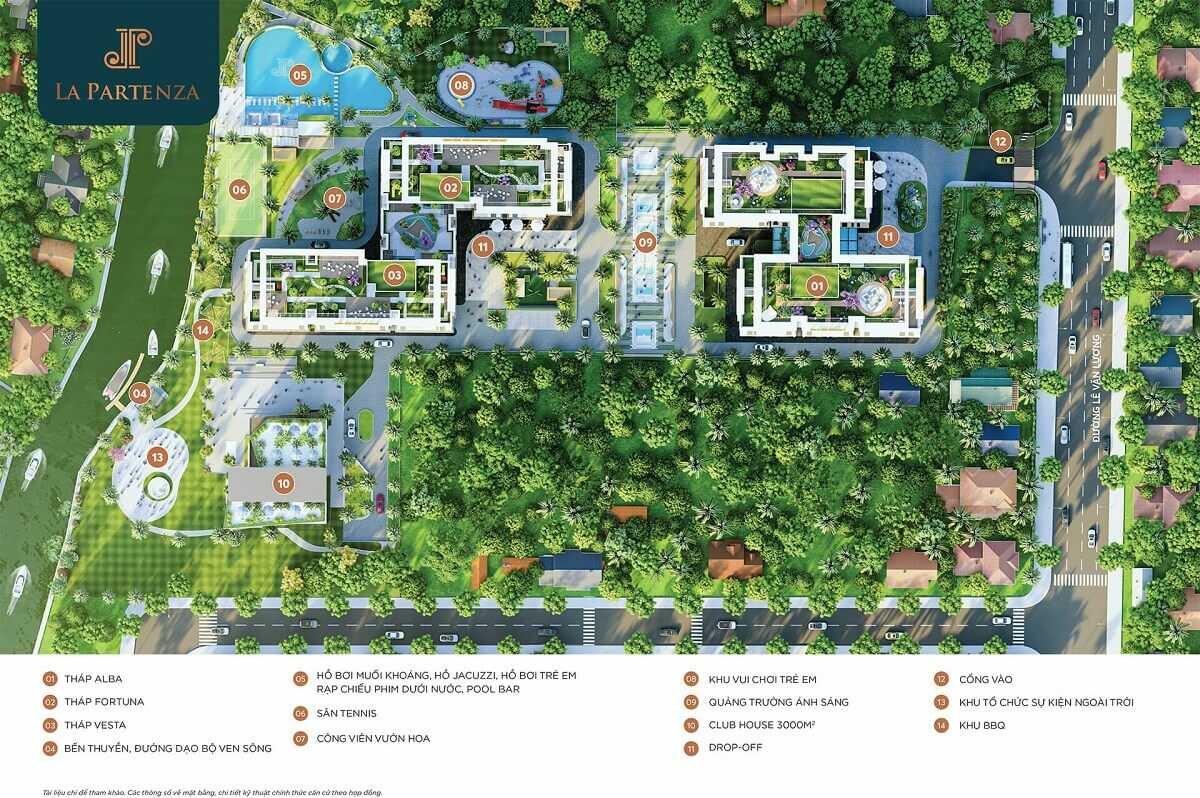 Mặt bằng bố trí các tiện ích dự án Khải Hoàn Prime