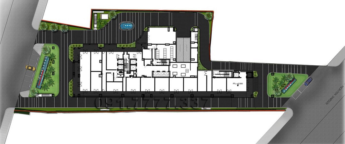 Mặt bằng tổng thể dự án Kingston Residence