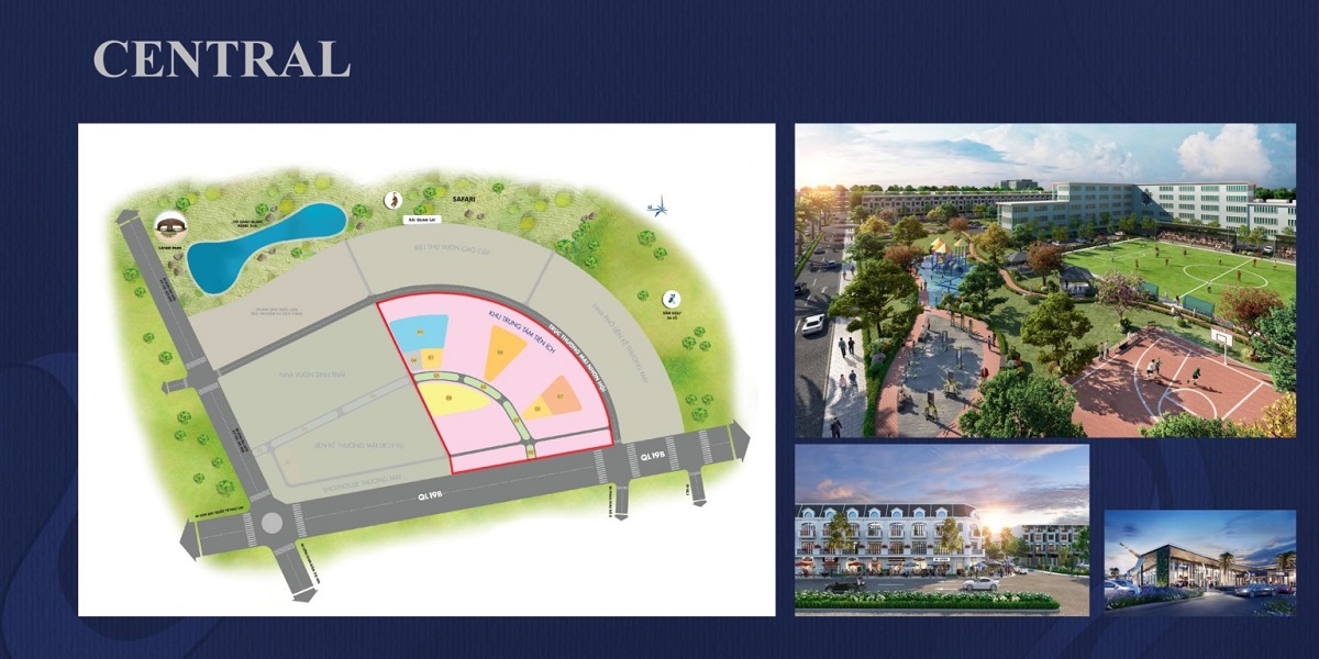 Mặt bằng phân khu Central