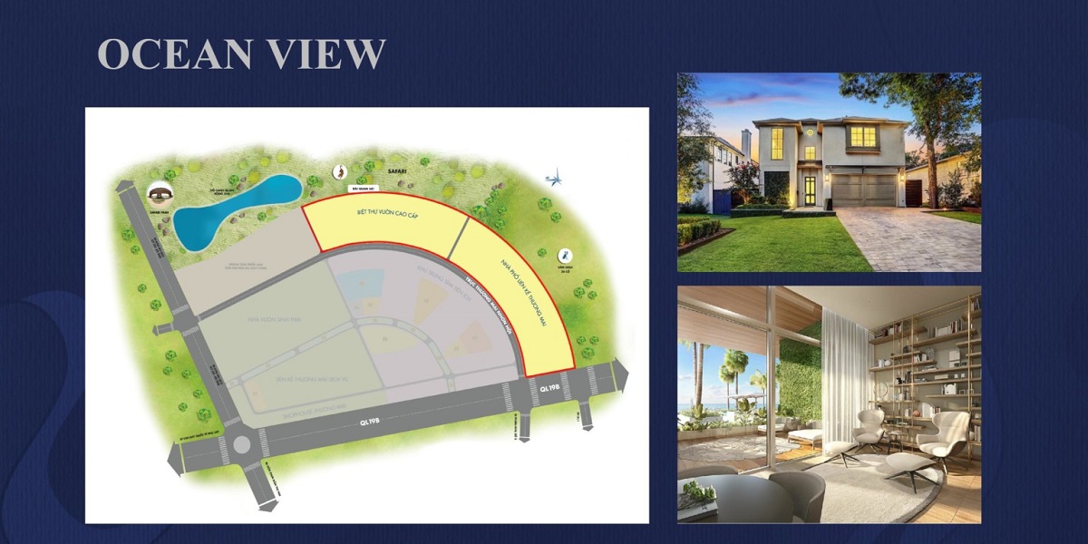 Mặt bằng phân khu Ocean View đẹp nhất dự án