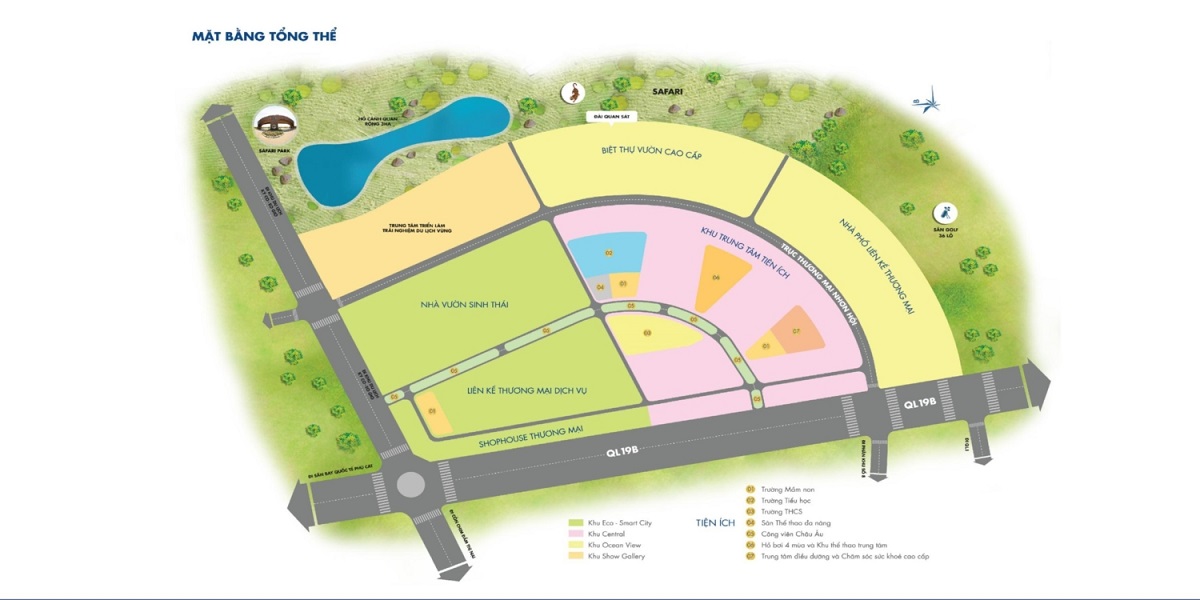 Mặt bằng tổng thể dự án Kỳ Co Gateway