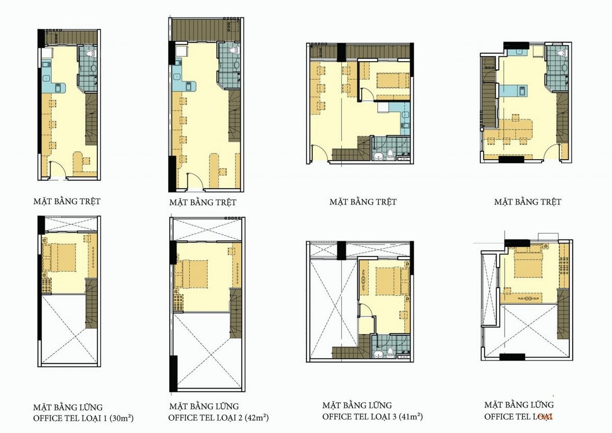 Lớp cắt căn hộ dự án La Astoria