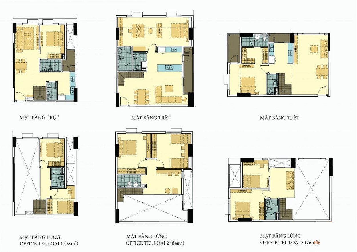 Lớp cắt căn hộ dự án La Astoria