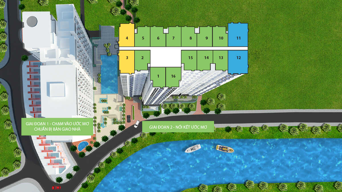 Mặt bằng tổng thể dự án La Astoria