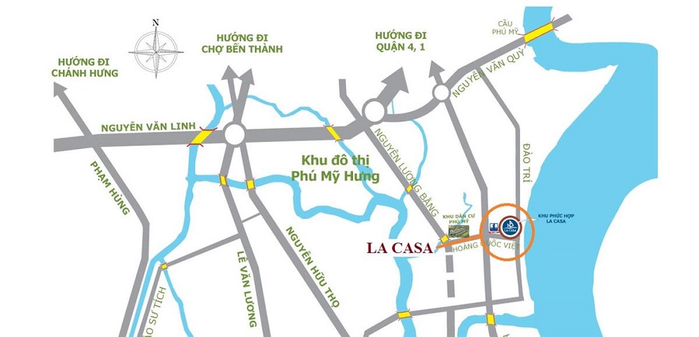 Vị trí xây dựng dự án La Casa