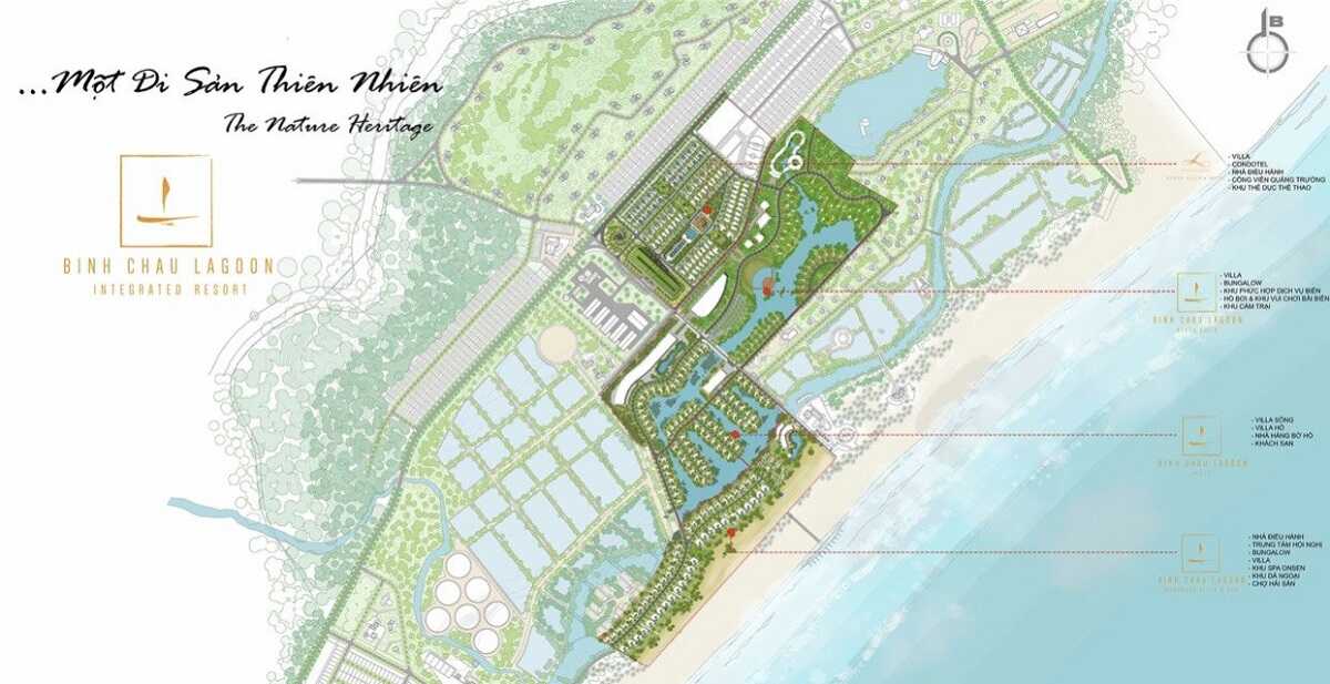 Mặt bằng tổng thể dự án Lagoona Bình Châu