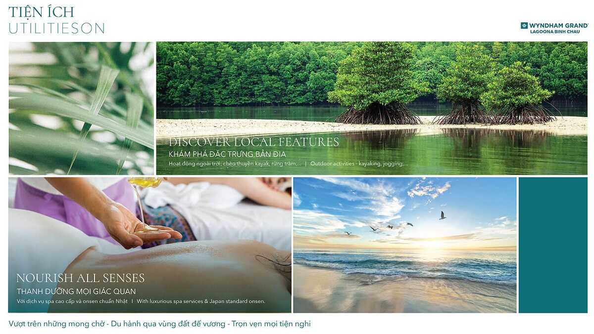 Không gian sống tại dự án Lagoona Bình Châu hoà cùng thiên nhiên