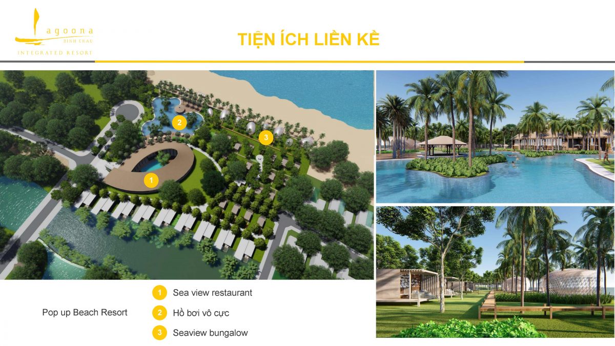 Nhiều tiện ích đẳng cấp được xây dựng tại dự án Lagoona Bình Châu