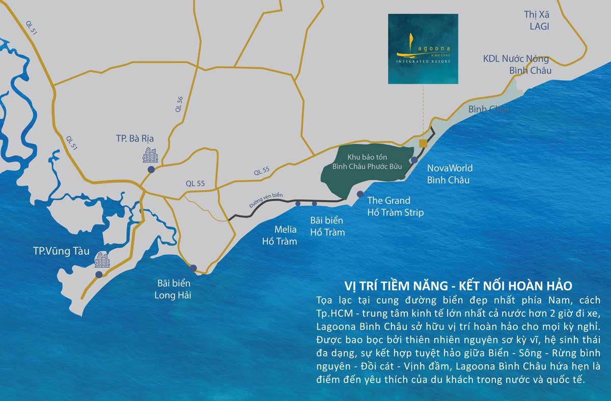 Dự án được xây dựng ở vị trí đắc địa