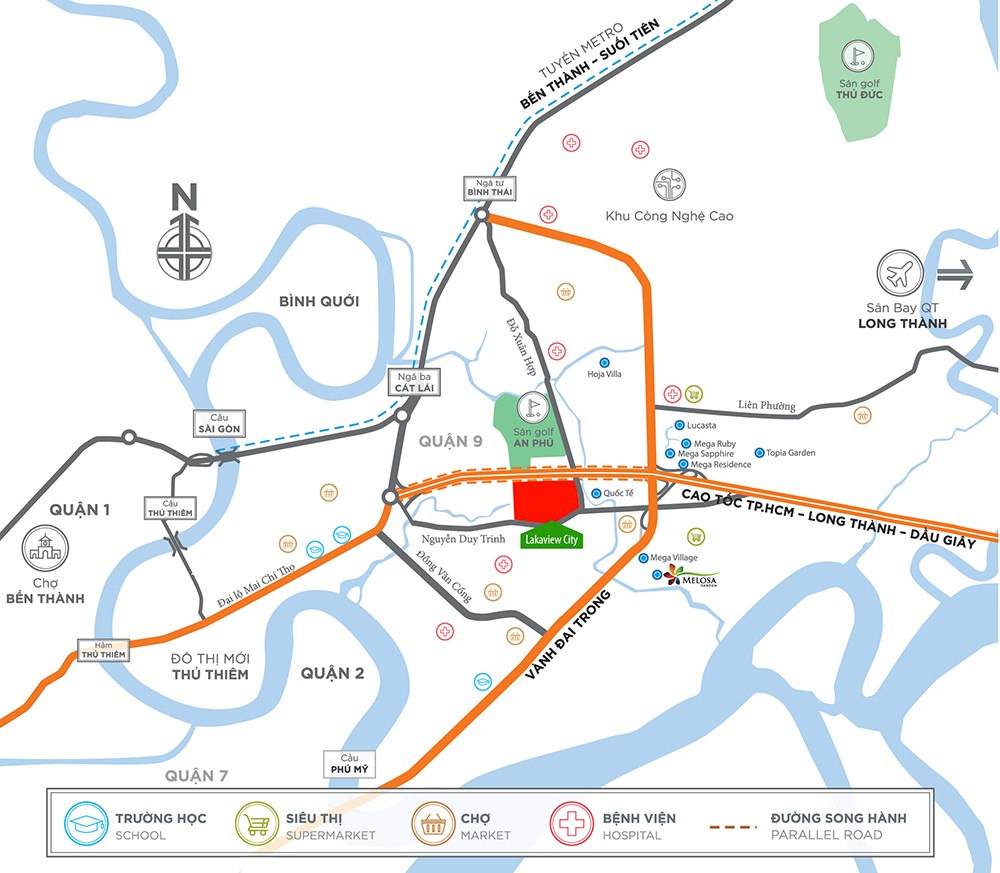 Dự án được xây dựng ở vị trí chiến lược