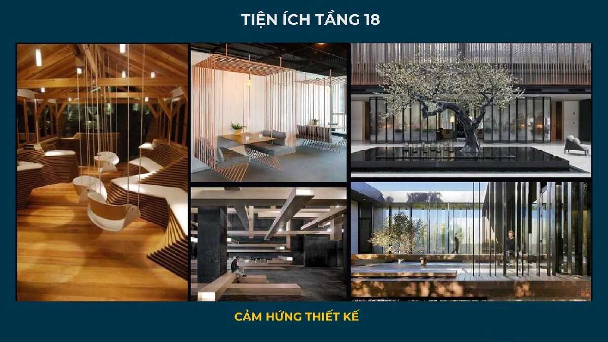 Tiện ích cảnh quan trên tầng 18