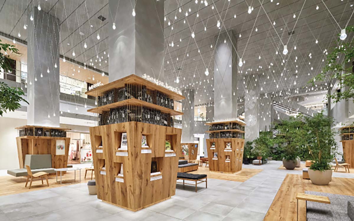 Khu cafe với thiết kế ấn tượng