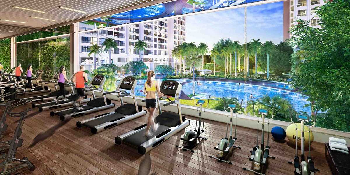 Khu tập gym đa dạng thiết bị