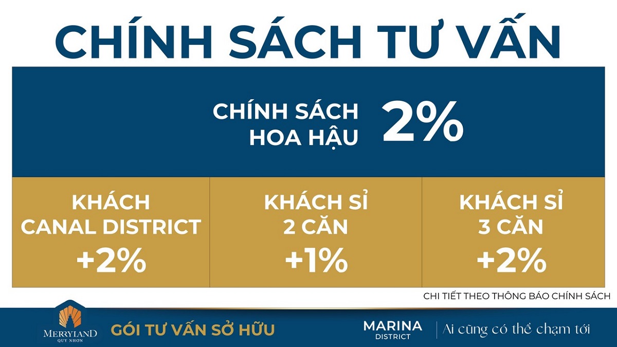 Chính sách tư vấn dự án linh hoạt