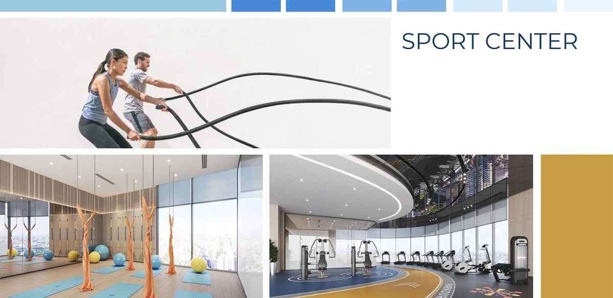 Khu vực tập luyện và chăm sóc sức khoẻ