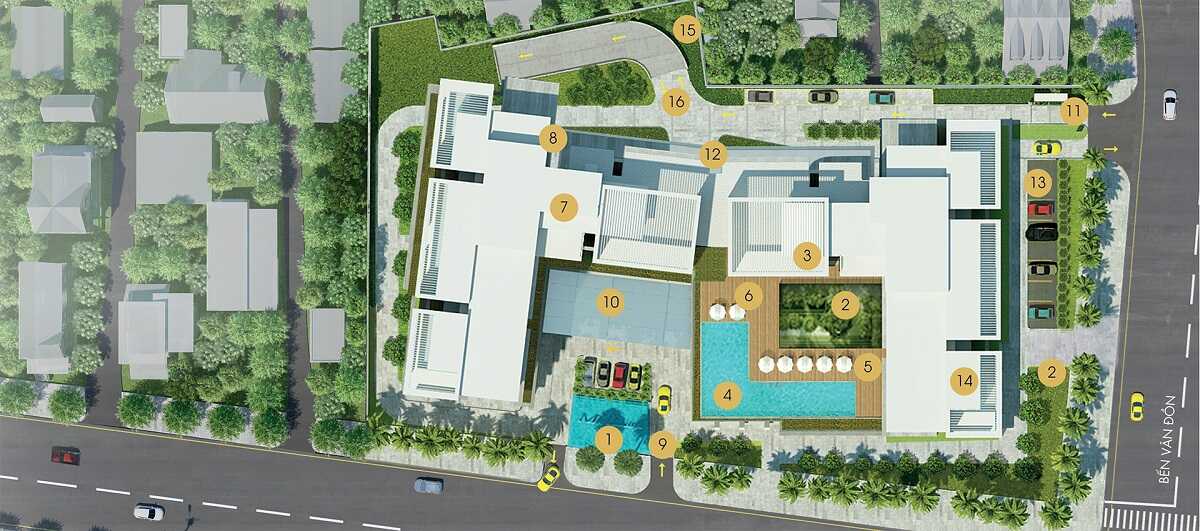 Mặt bằng tổng thể dự án Masteri Millennium 