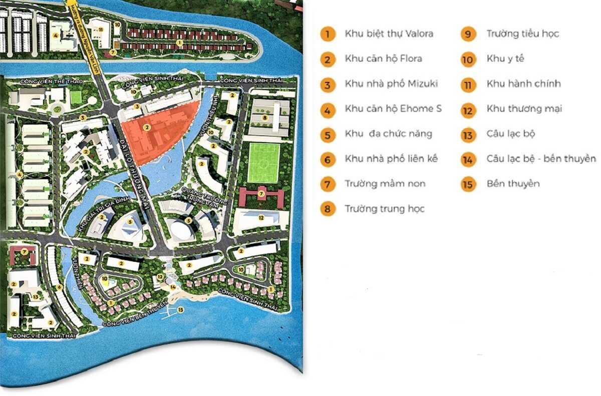 Hệ thống tiện ích bên trong dự án