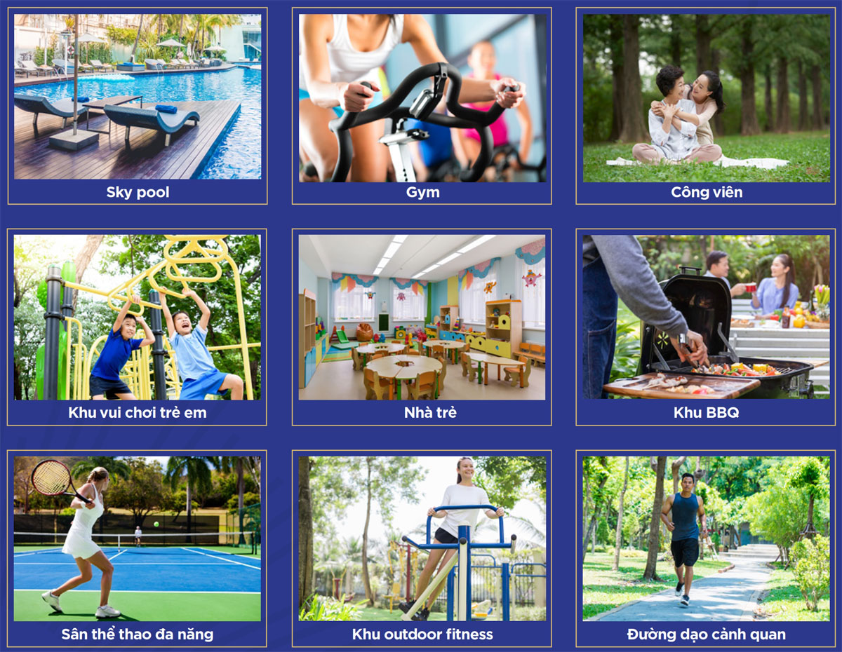 Đa dạng tiện ích cho cư dân sử dụng
