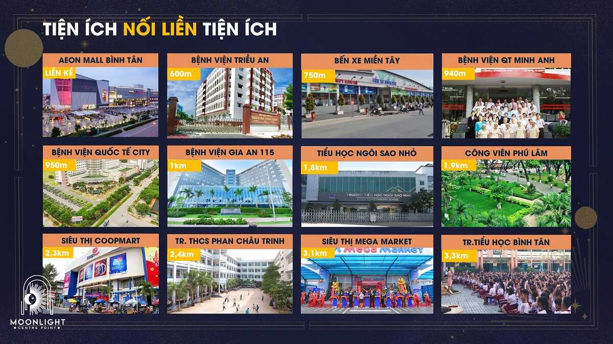 Hệ thống tiện ích ngoại khu nổi bật của dự án