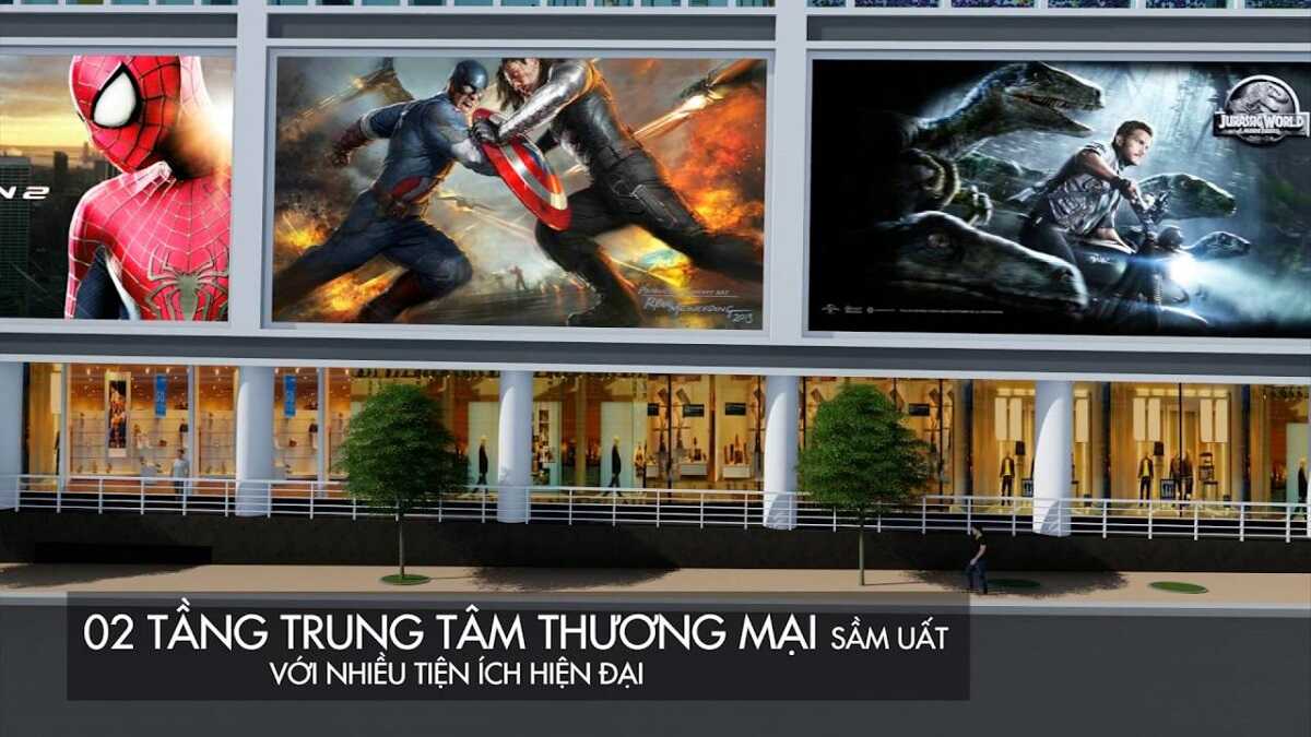 Rạp chiếu phim và trung tâm thương mại