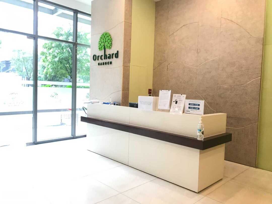 Sảnh vào của dự án Orchard Garden