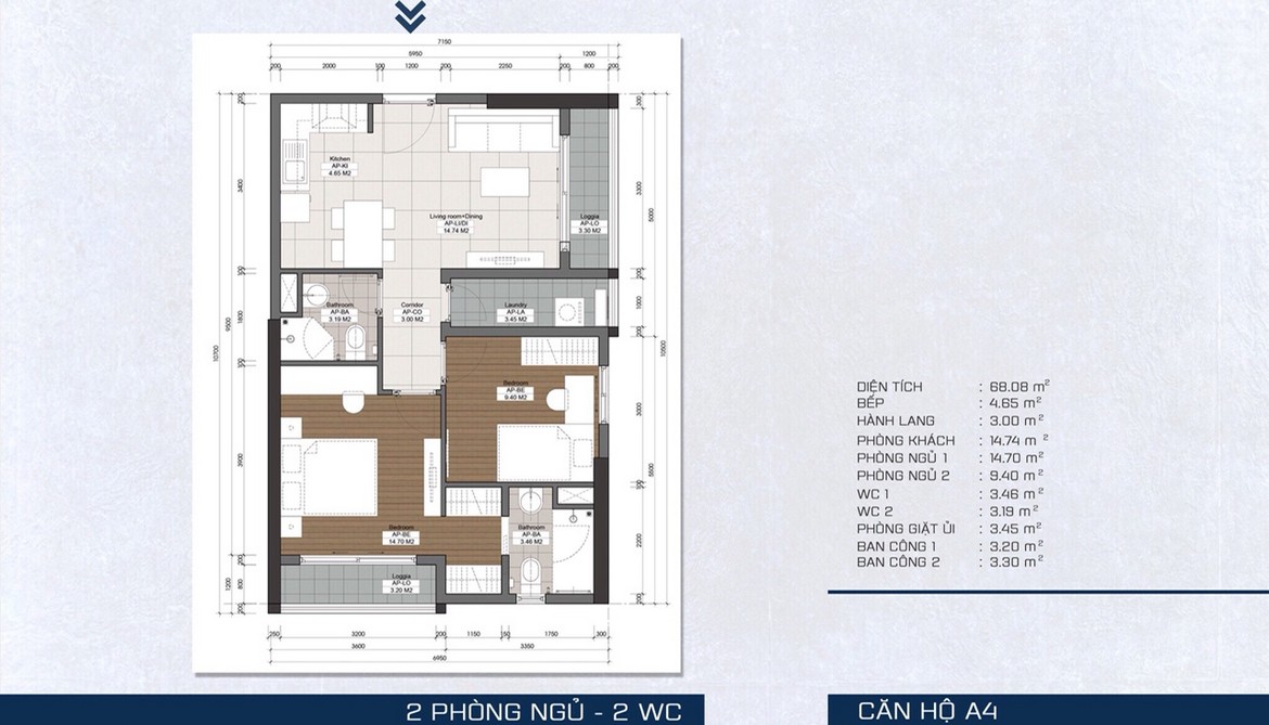 Thiết kế các loại hình căn hộ dự án Pegasuite 1