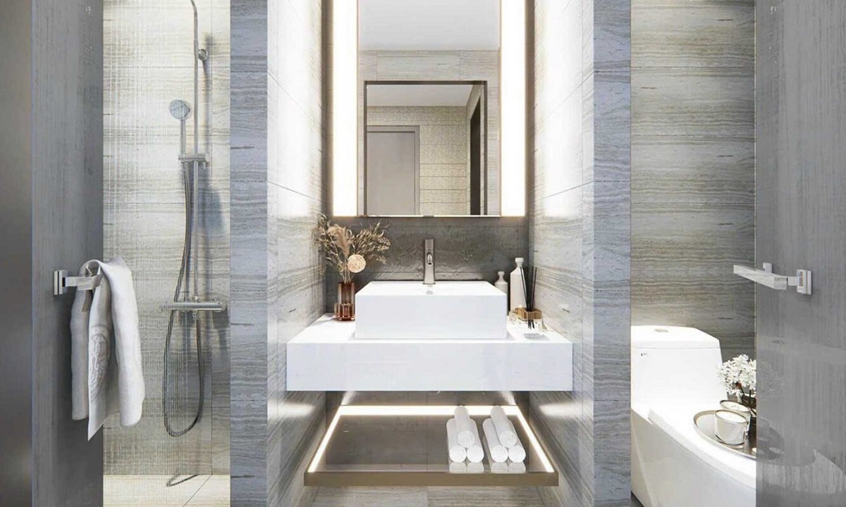 Nhà vệ sinh đầy đủ nội thất cơ bản