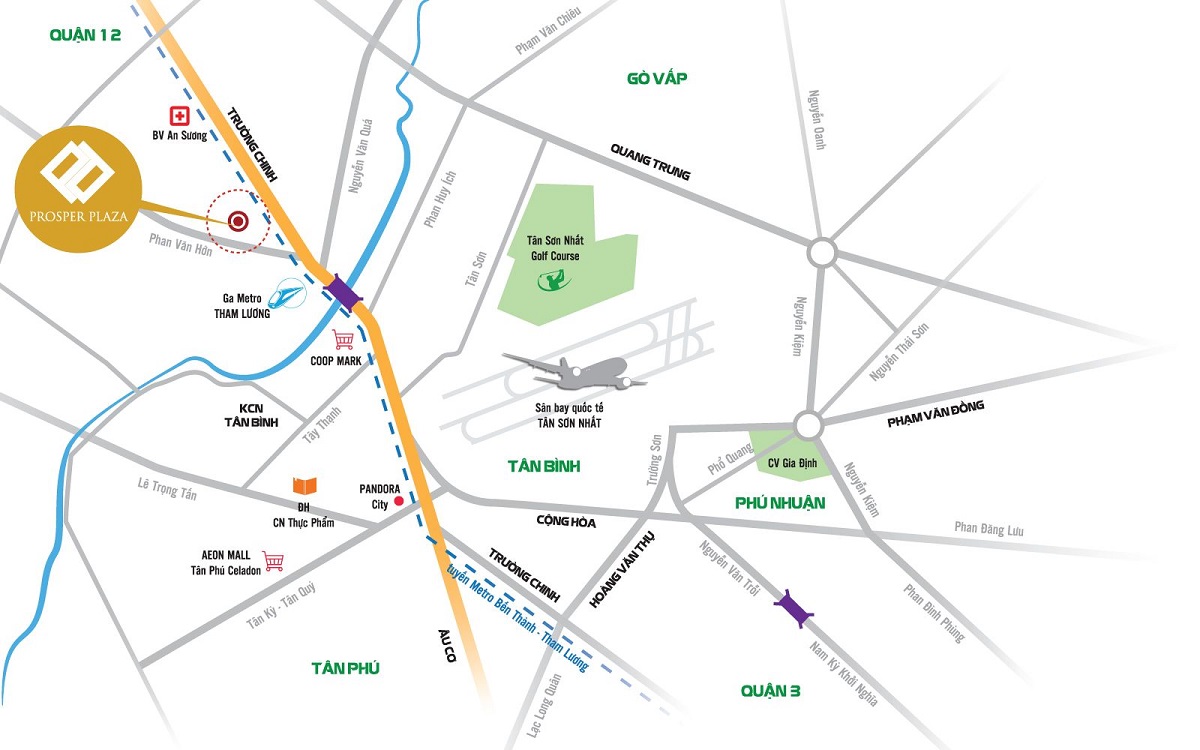 Vị trí xây dựng dự án Prosper Plaza