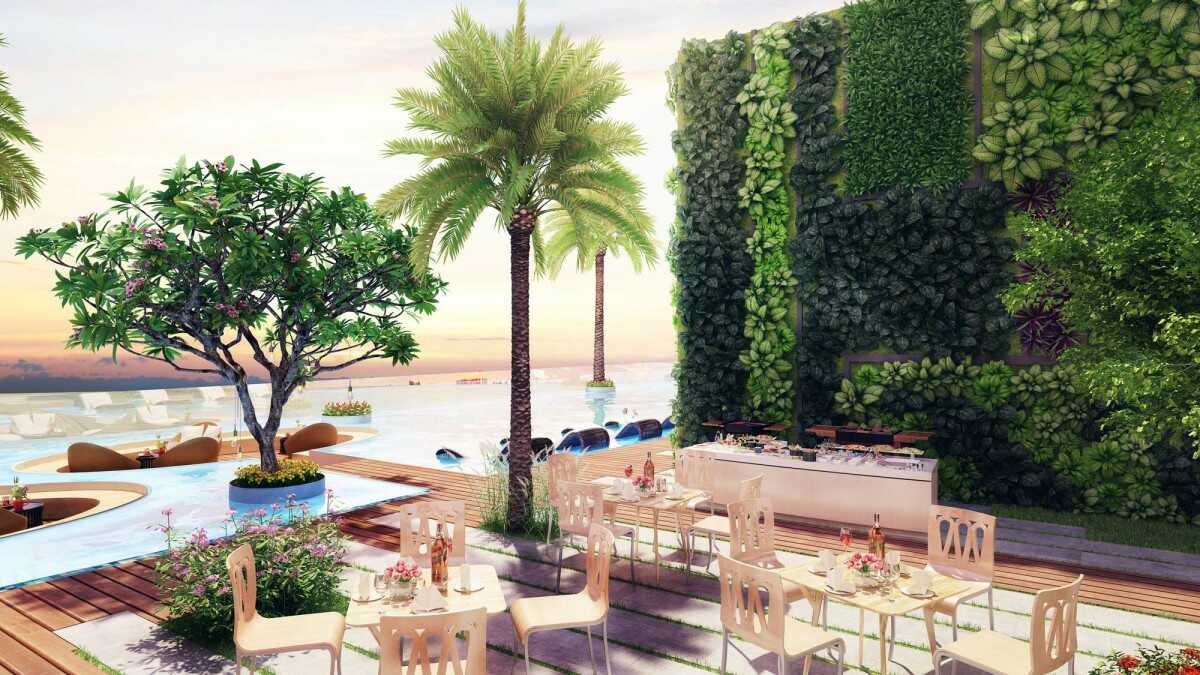 Không gian xanh tràn ngập dự án