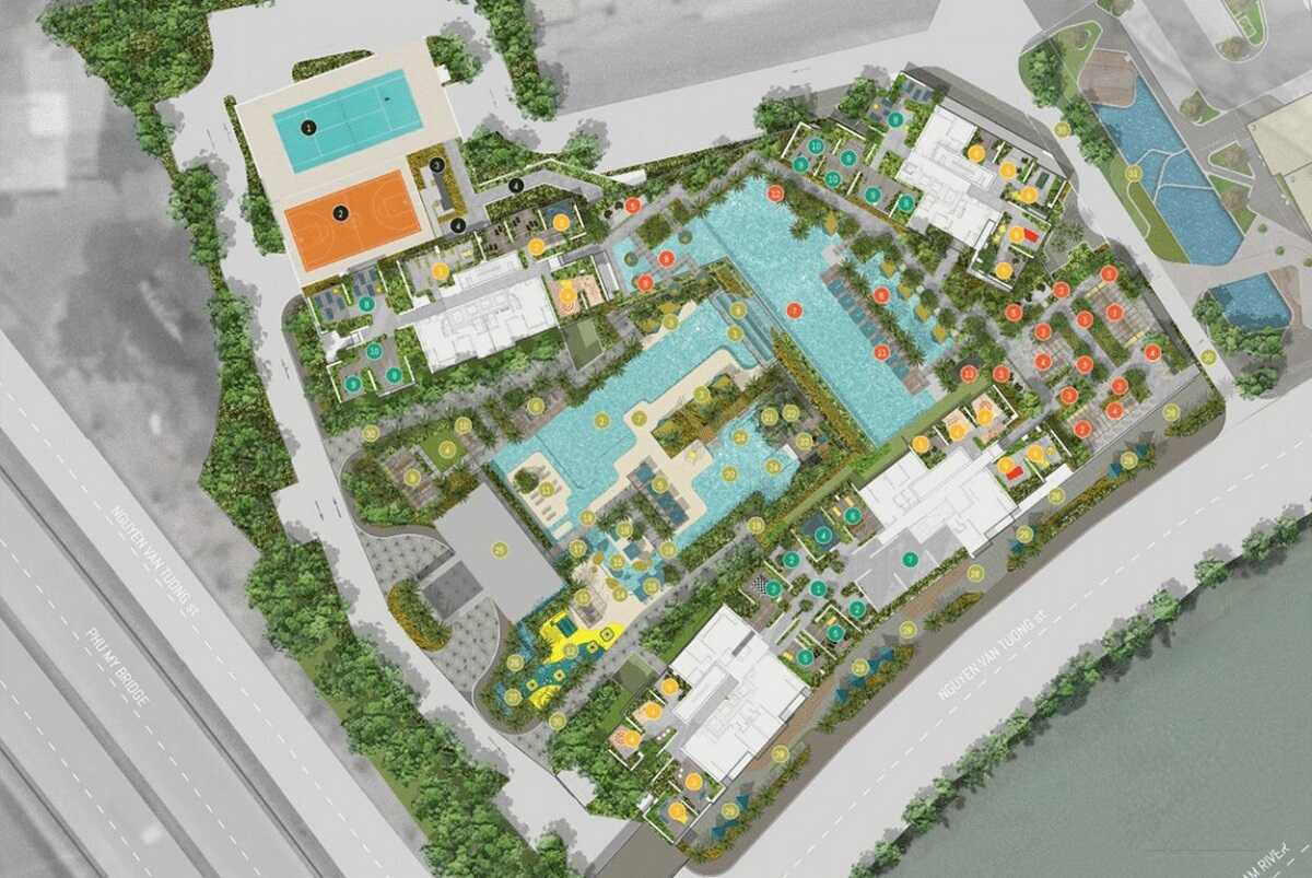 Mặt bằng tổng thể phân khu The Infiniti