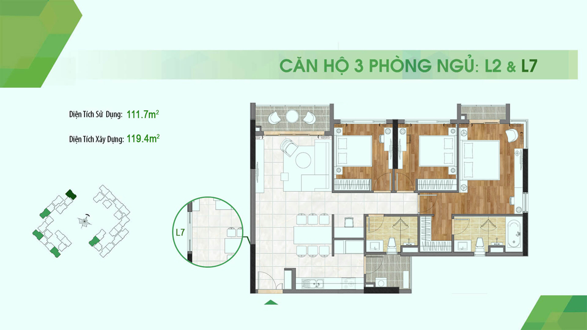 Thiết kế căn hộ dự án Sadora Apartment