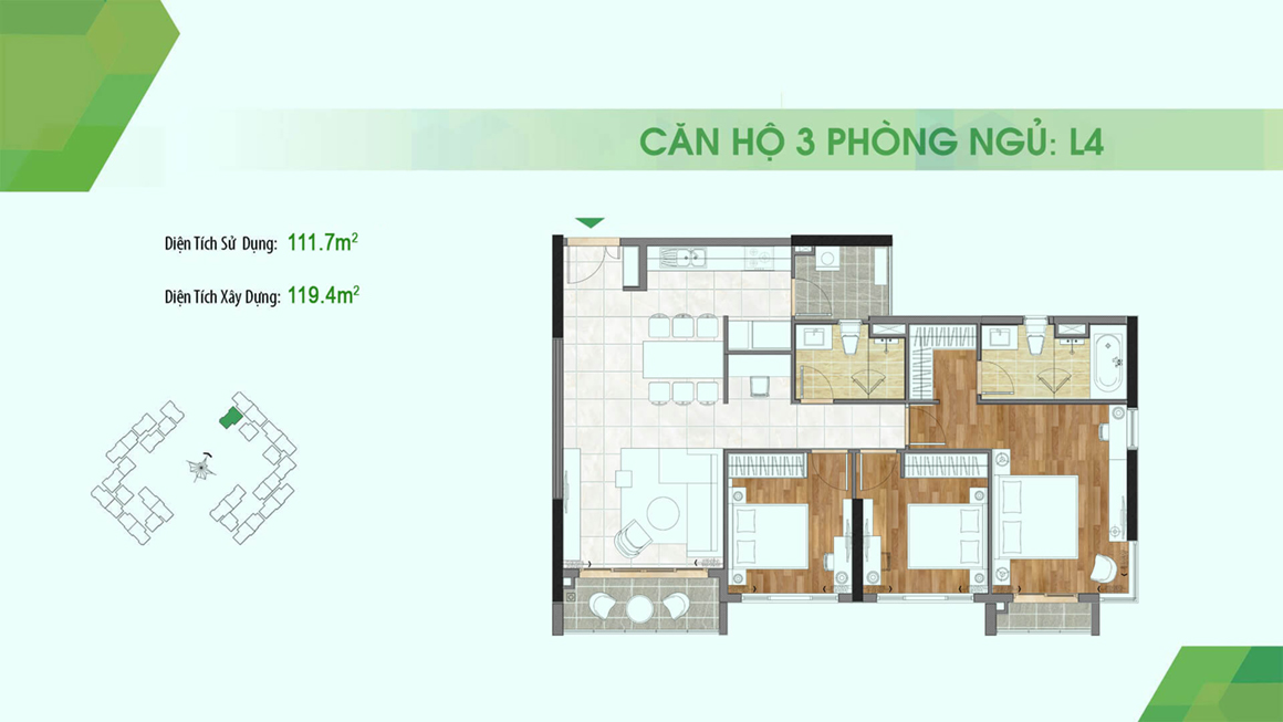 Thiết kế căn hộ dự án Sadora Apartment