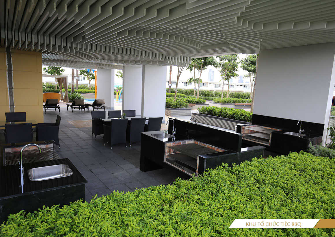 Khu tổ chức BBQ ngoài trời