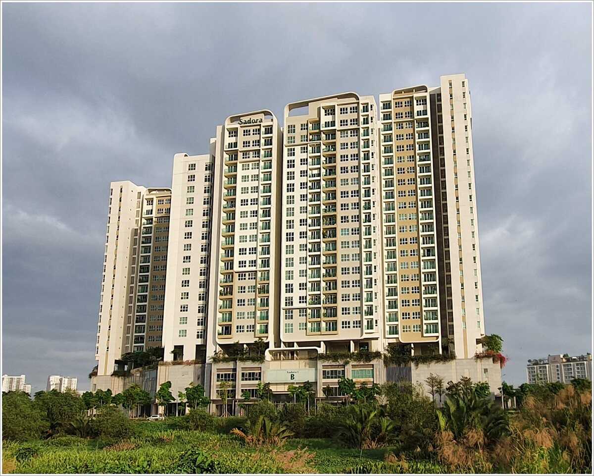 Hình ảnh thực tế về dự án Sadora Apartment