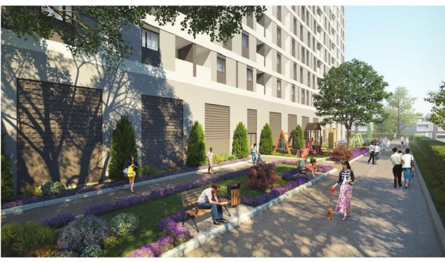 Không gian sống xanh và đường dạo bộ