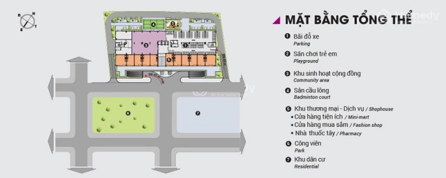 Mặt bằng tổng thể dự án Saigon Metro Park