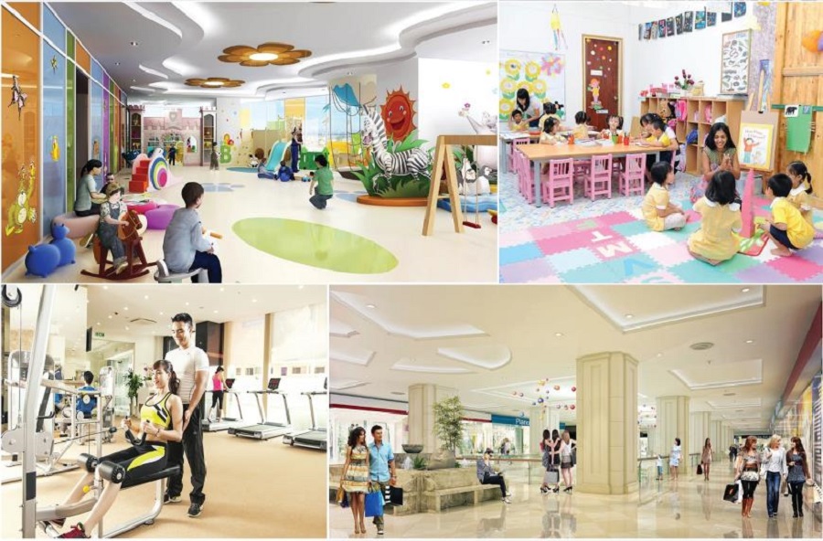 Nhiều tiện ích có mặt bên trong dự án