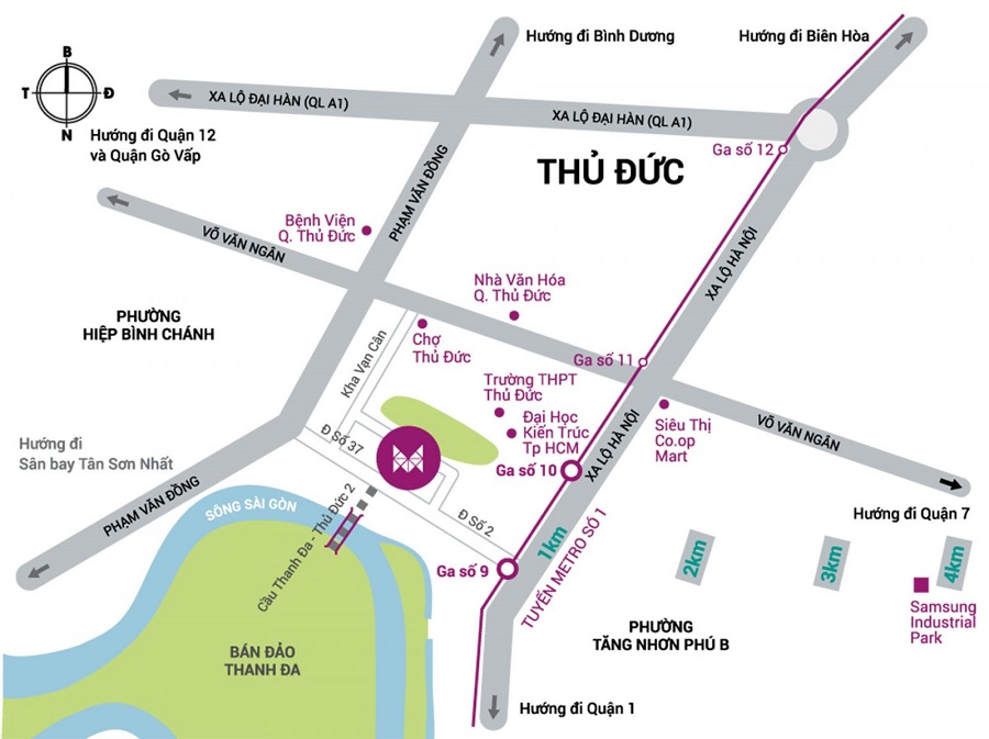 Vị trí xây dựng dự án Saigon Metro Park